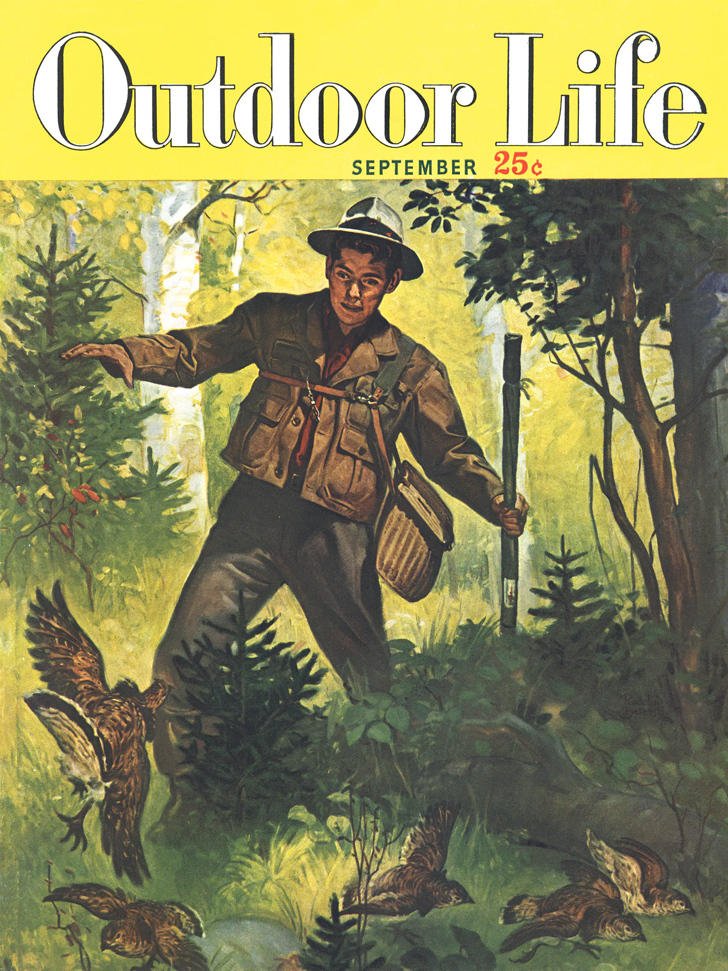 Couverture Outdoor Life septembre 1949