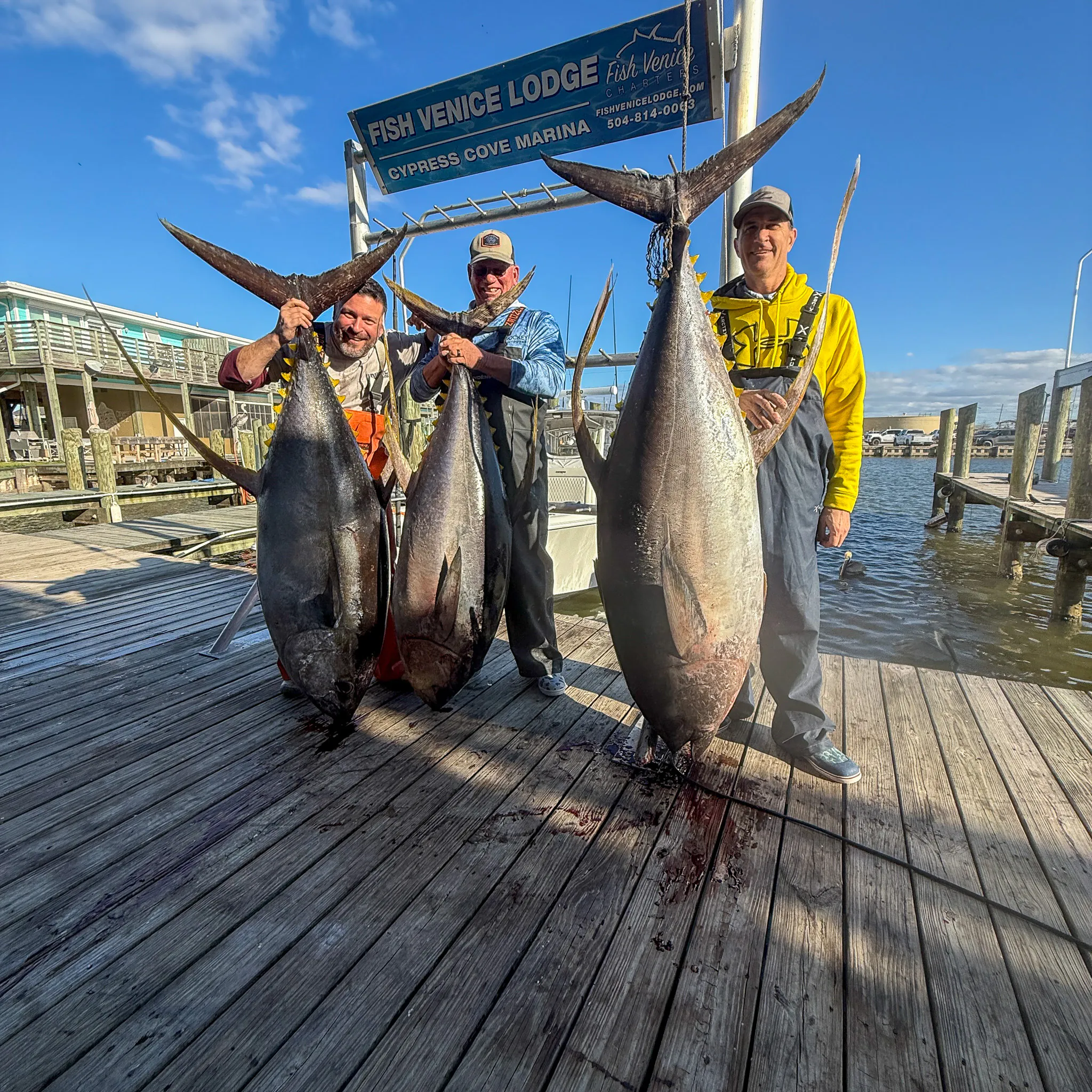 L'albacore en attente du record de l'État de Louisiane.