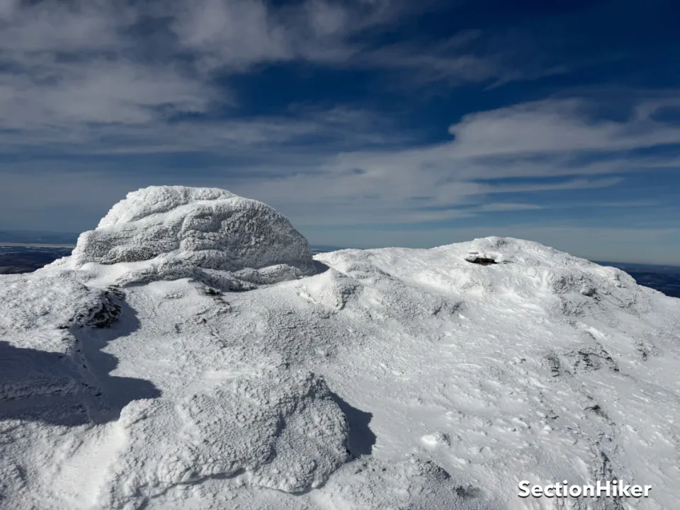 Camels Hump Mtn en hiver, Vermont