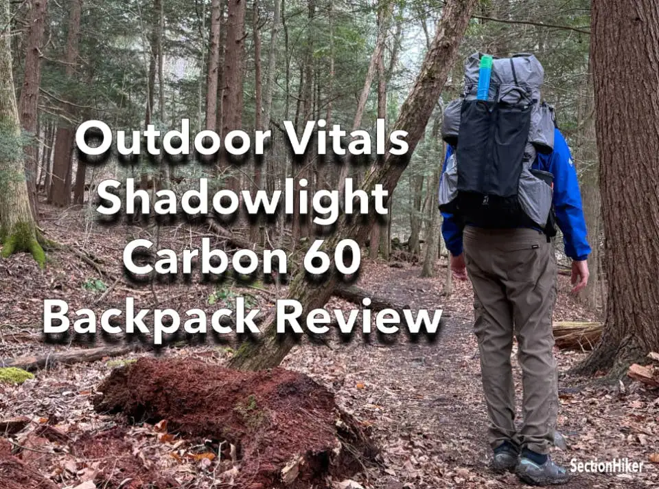 Examen du sac à dos Outdoor Vitals Shadowlight Carbon 60