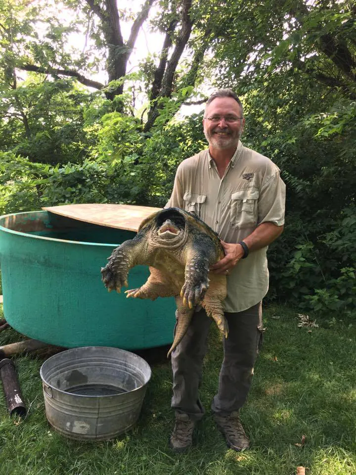 Big Snap Daddy détenu par un responsable de la faune du Nebraska