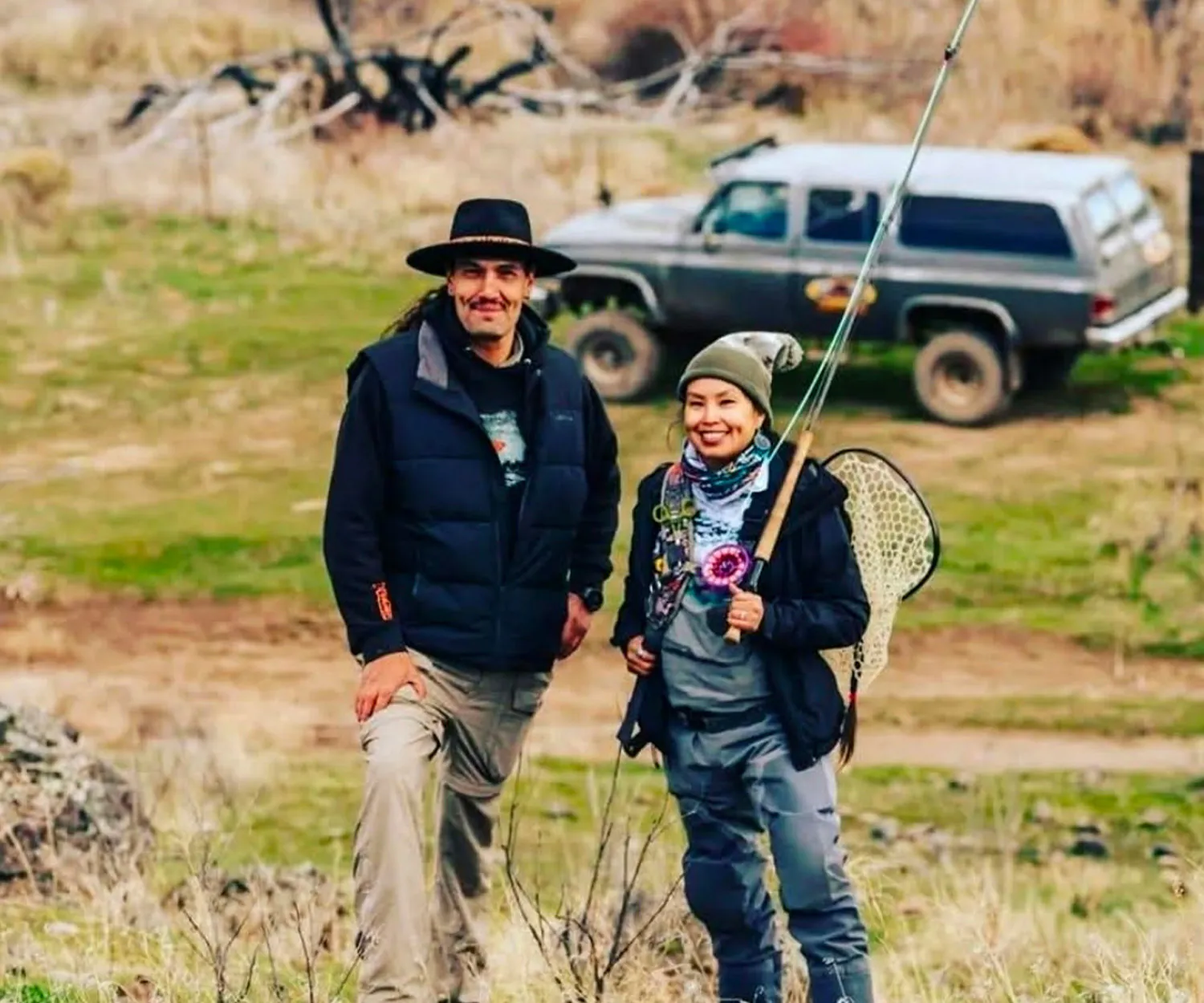 Deux guides de pêche en Oregon.